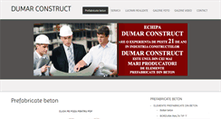 Desktop Screenshot of dumar-construct.ro