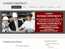 Tablet Screenshot of dumar-construct.ro